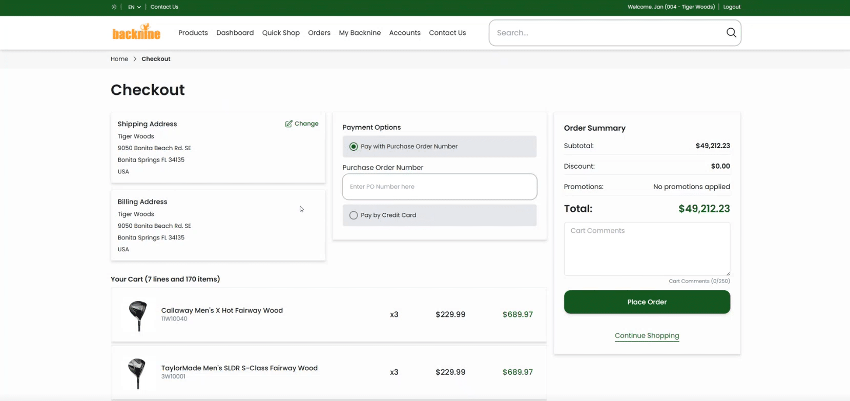 LANSA Composable Commerce Checkout