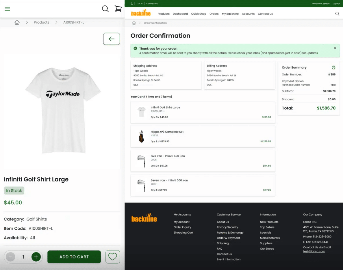 Responsive eCommerce